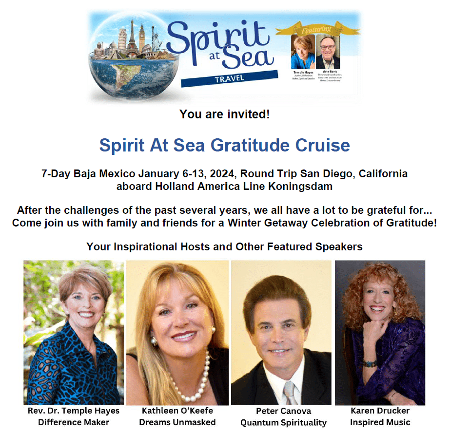 Spirit At Sea Gratitude Cruise