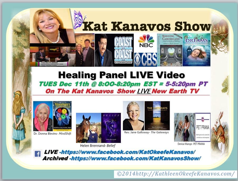 Expert Healing Panel: Recovery, Animals, MindShifts, and Chakras- OH MY!